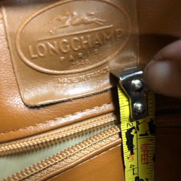 Longchamp Roseau Leather Tote Handbag {Authentic} - Picture 13 of 17